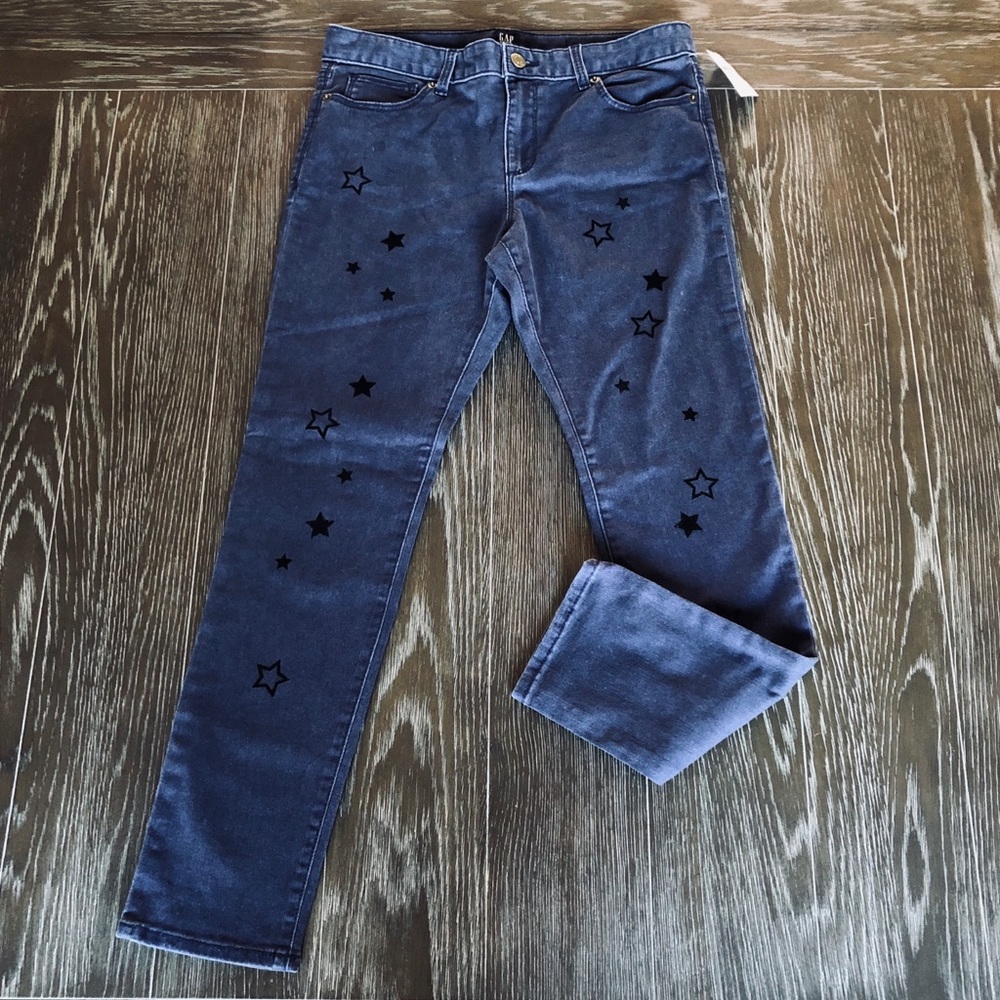 Gap Kids Stretch Super Skinny Jeans with Stars 12P